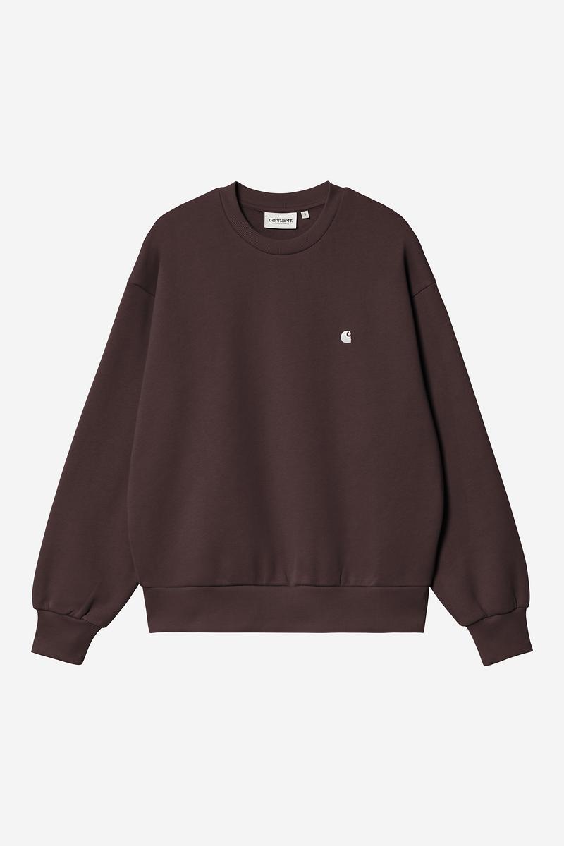 Carhartt Casey Sweatshirt - Palisander / Silber