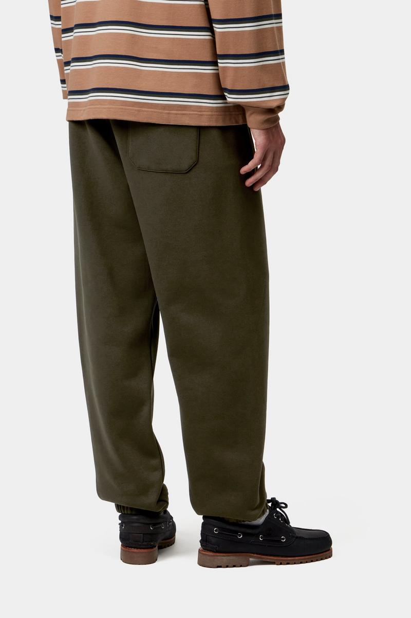 Carhartt Chase Sweat Pant - Oliv / Gold
