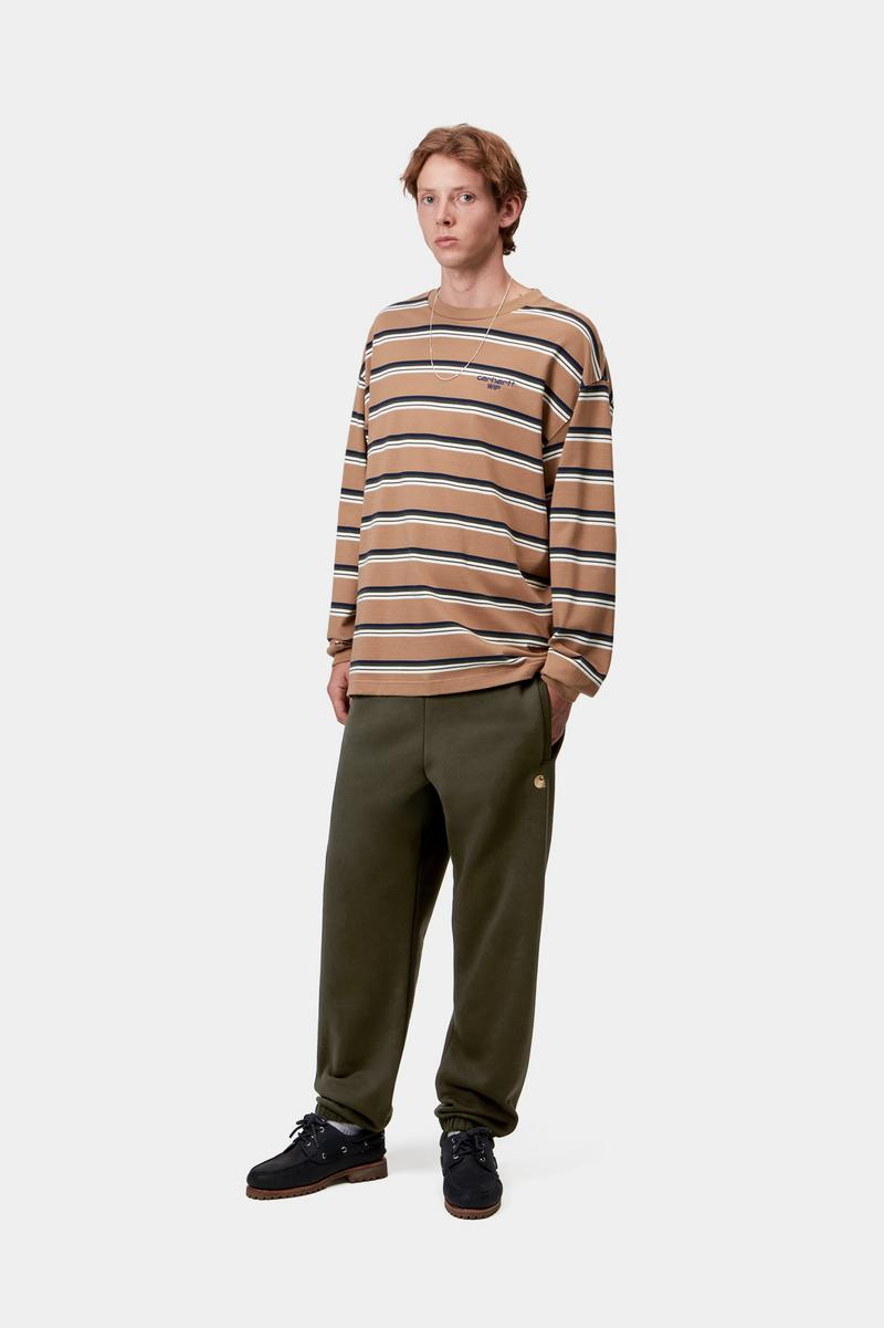 Carhartt Chase Sweat Pant - Oliv / Gold
