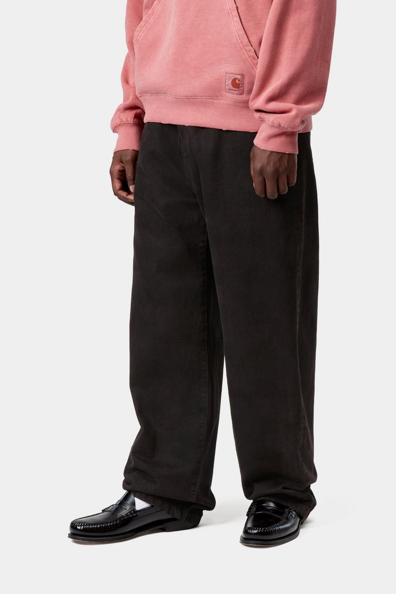 Carhartt Everson Pant - Everson-Druck, Schwarz / Palisander, stückgefärbt