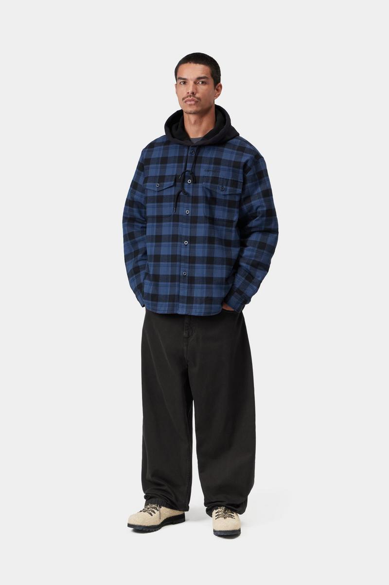 Carhartt Brandon Pant - Ruß, Stein gefärbt