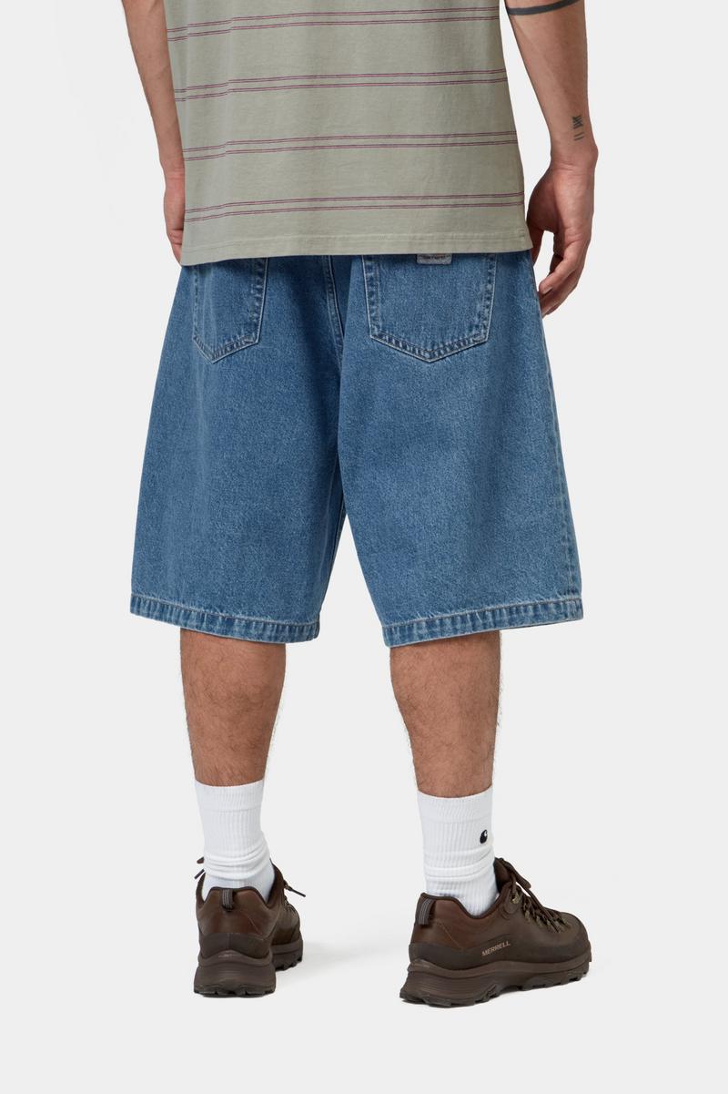Carhartt Landon Short - Blau, schwere Steinwaschung