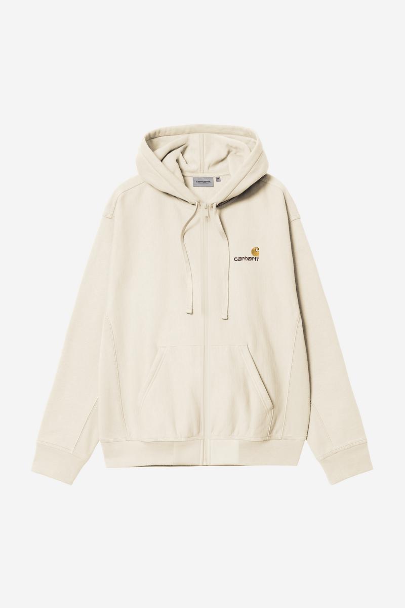 Carhartt Hooded American Script Jacket - Natürlich