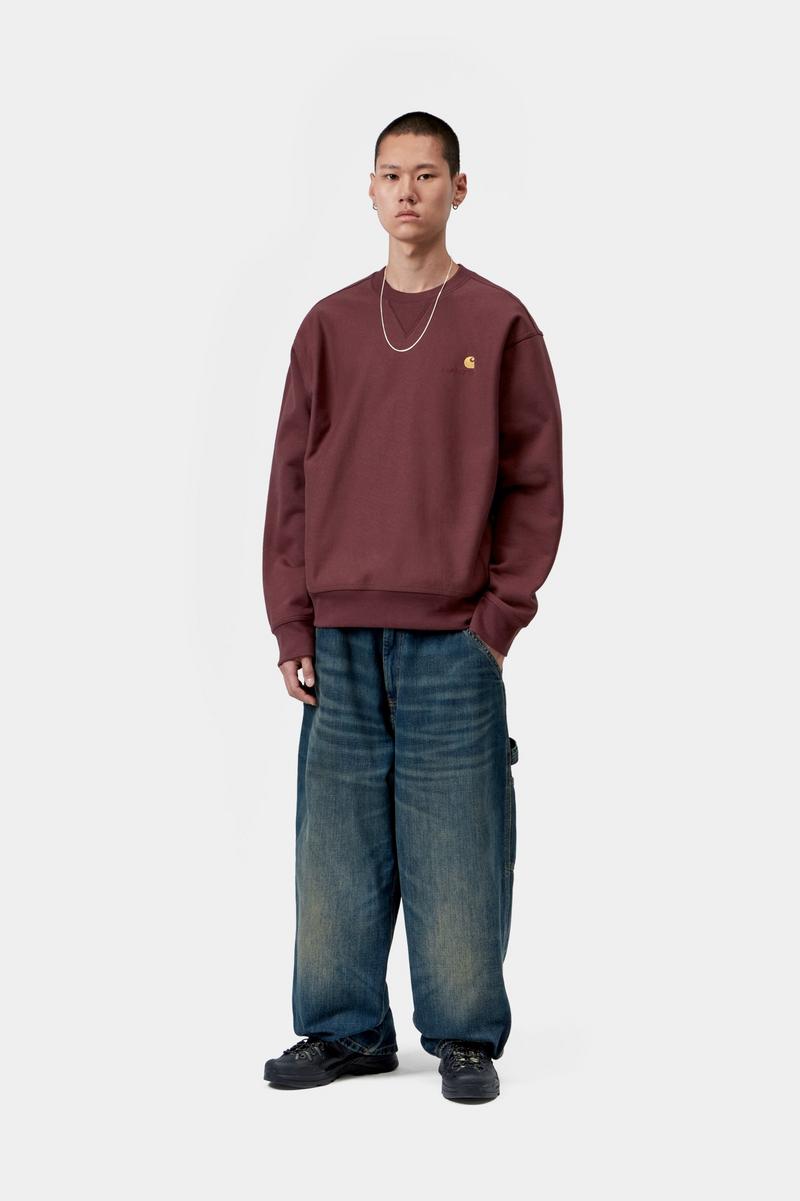 Carhartt American Script Sweatshirt - Amarone