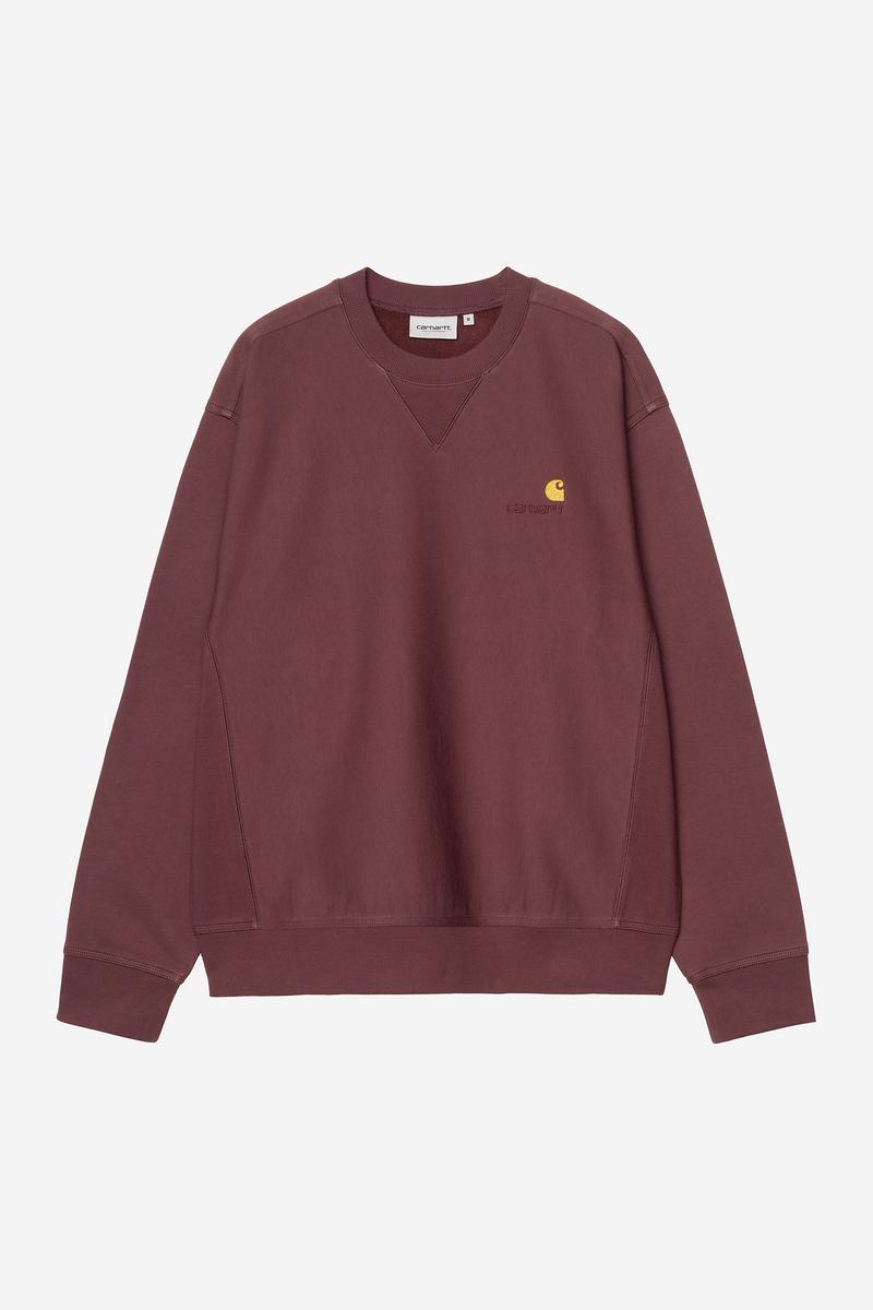 Carhartt American Script Sweatshirt - Amarone