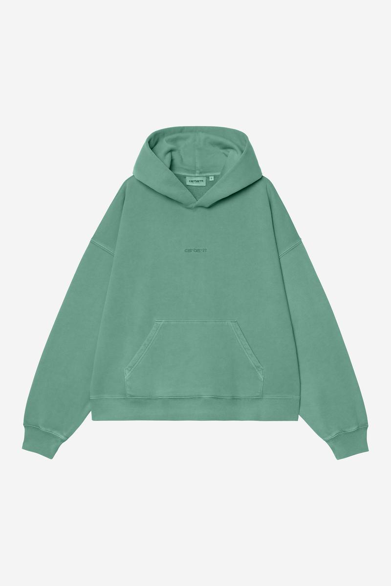 Carhartt Hooded Benton Sweatshirt - Lily, Stückgefärbt