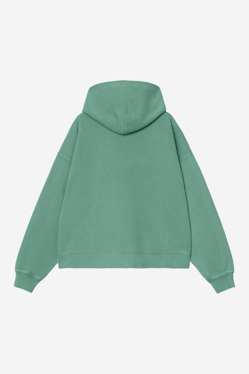 Carhartt Hooded Benton Sweatshirt - Lily, Stückgefärbt