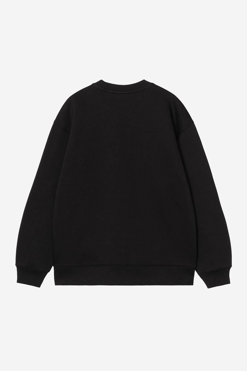 Carhartt Small Heart Patch Sweatshirt - Schwarz / Schwarz