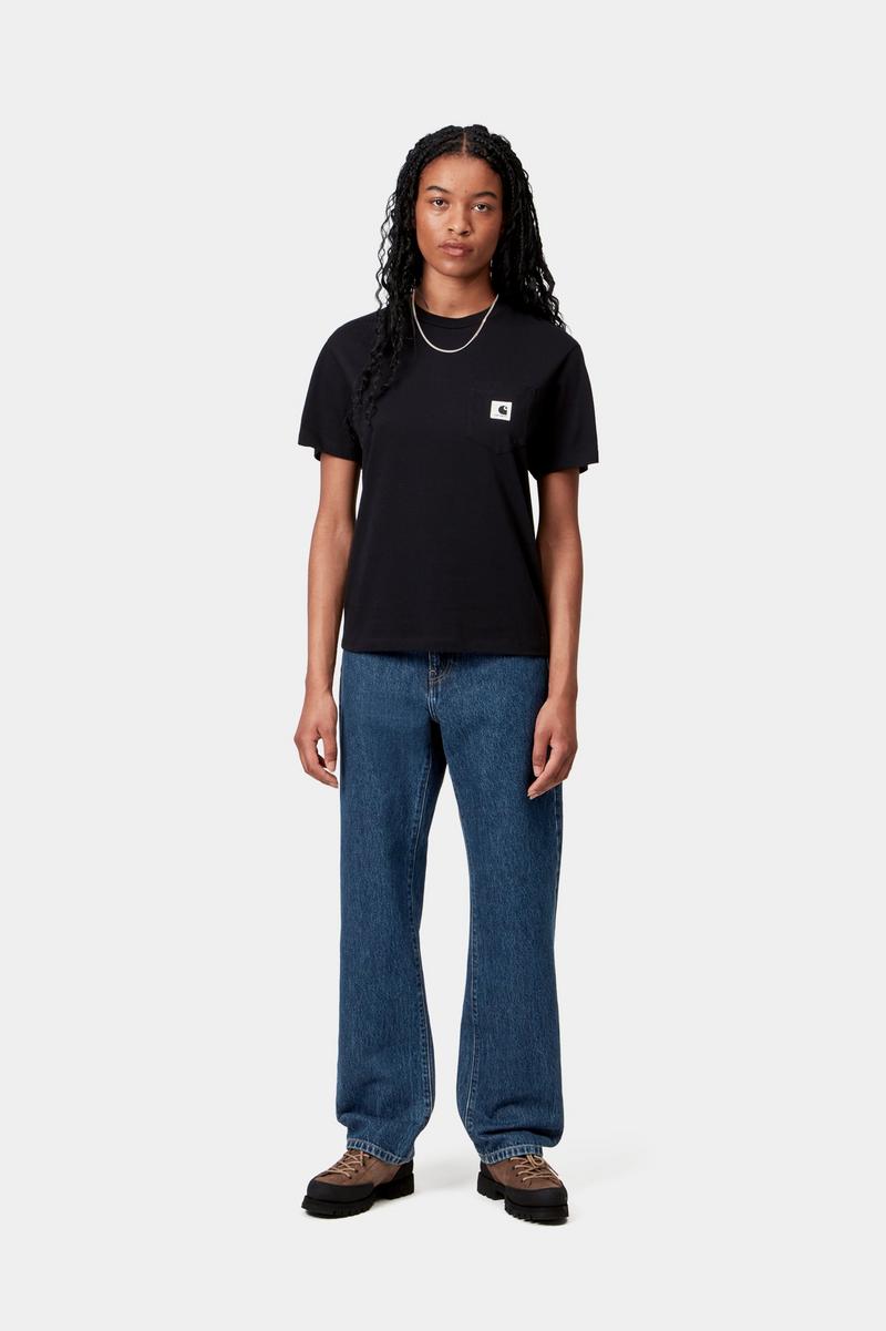Carhartt Noxon Pant - Blau, Stonewashed