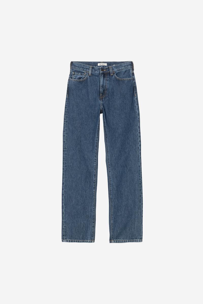 Carhartt Noxon Pant - Blau, Stonewashed