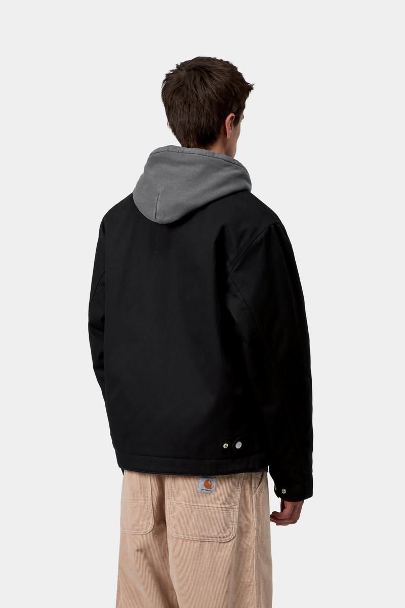 Carhartt Module Script Jacket - Schwarz/Weiß, starr