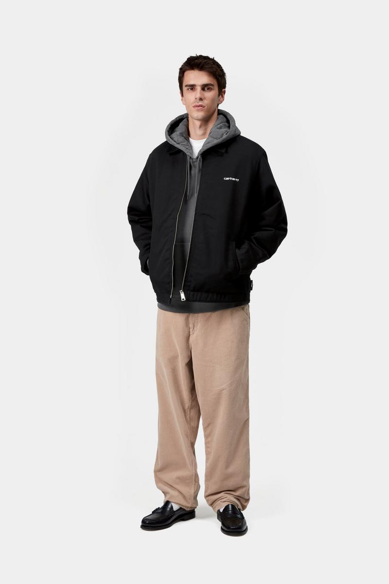 Carhartt Module Script Jacket - Schwarz/Weiß, starr