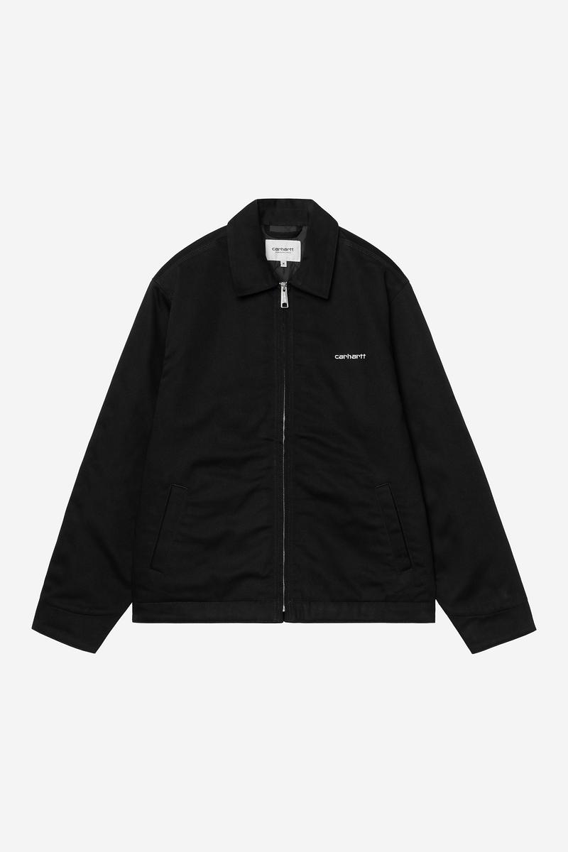 Carhartt Module Script Jacket - Schwarz/Weiß, starr