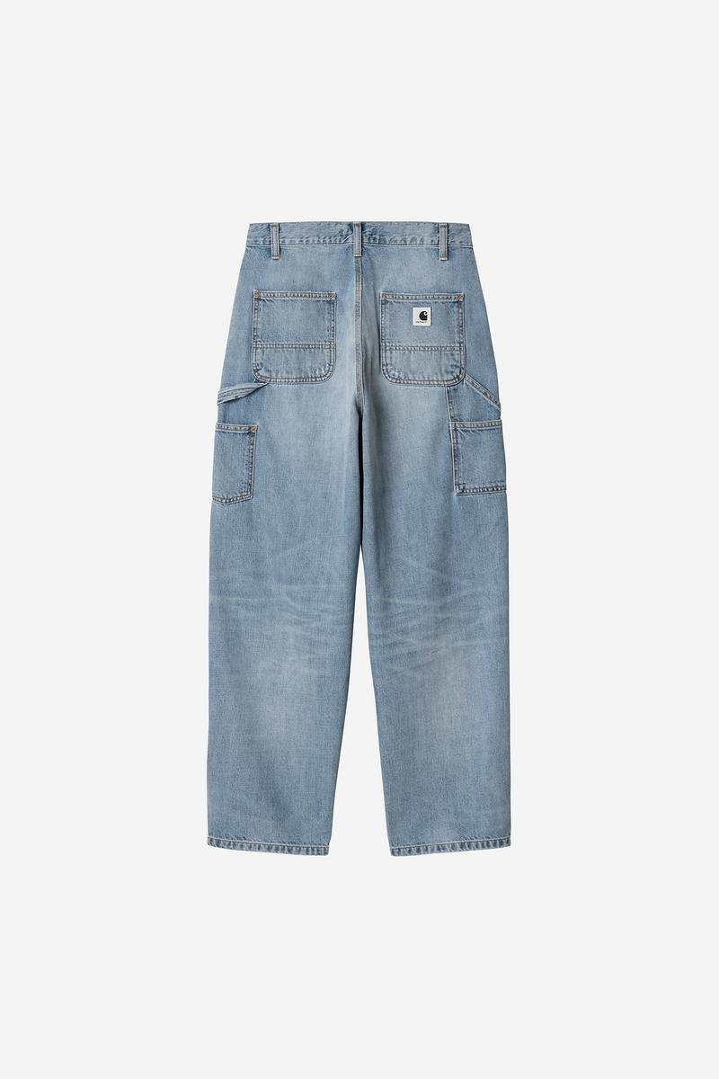 Carhartt Brandon Single Knee Pant - Blau, Burst gewaschen