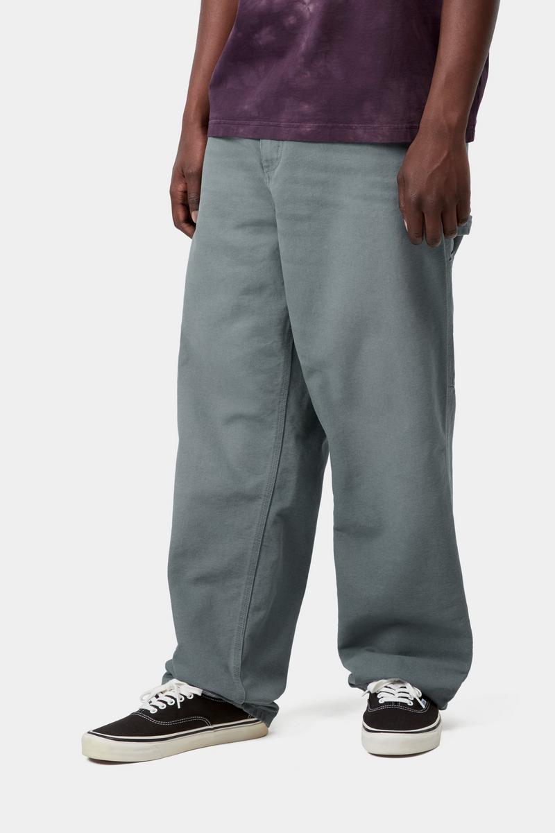 Carhartt Single Knee Pant - Gemütliches Blau, Steinleinwand