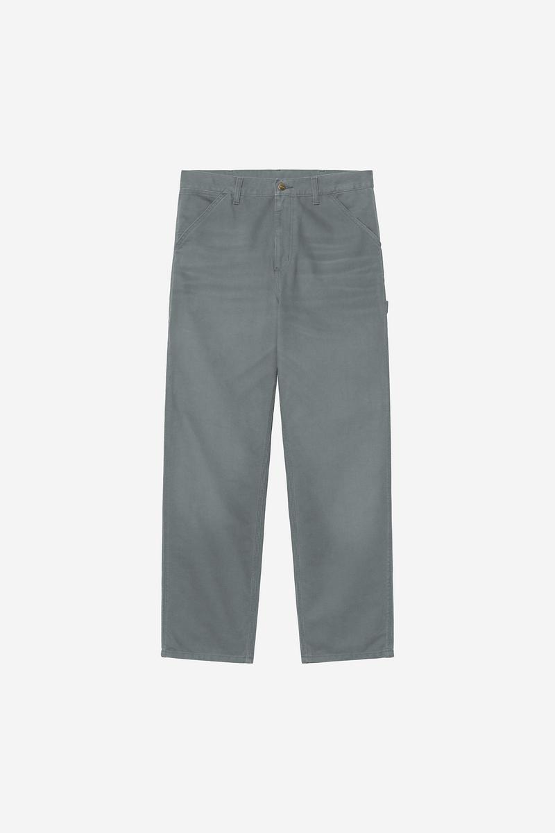 Carhartt Single Knee Pant - Gemütliches Blau, Steinleinwand