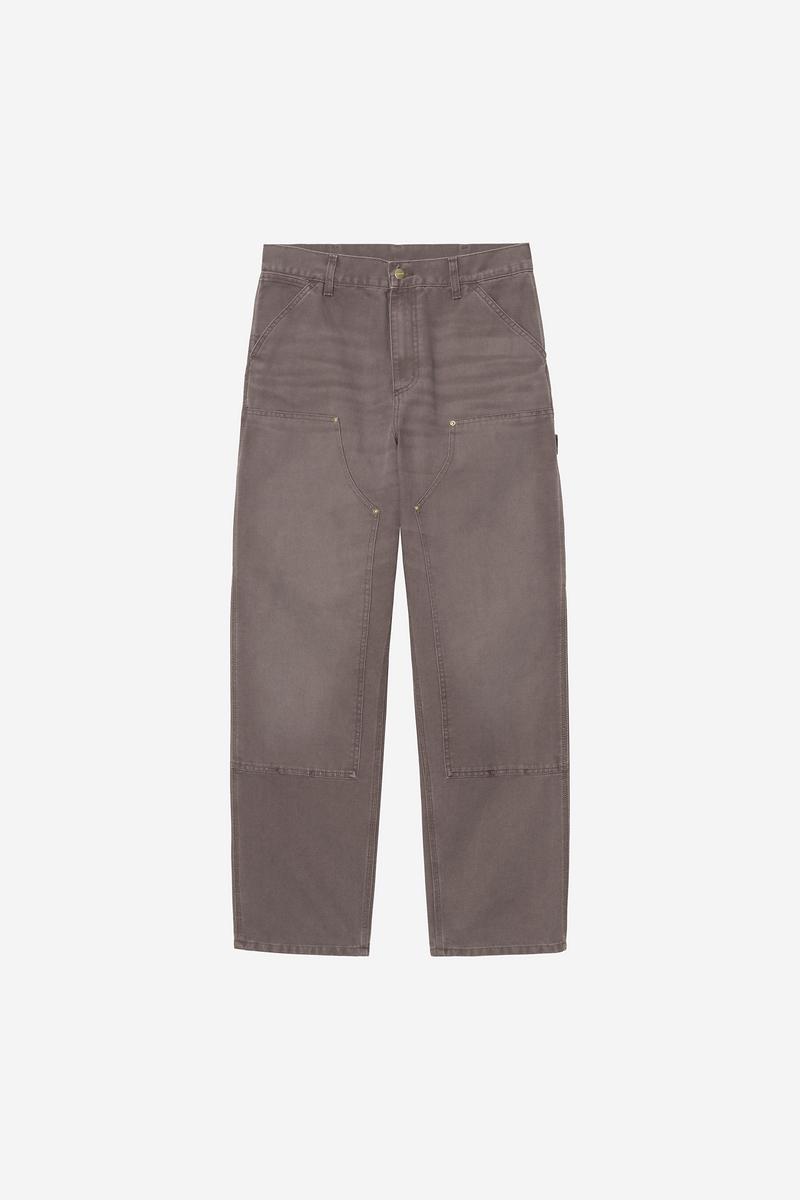 Carhartt Double Knee Pant - Schiefer, Steinleinwand