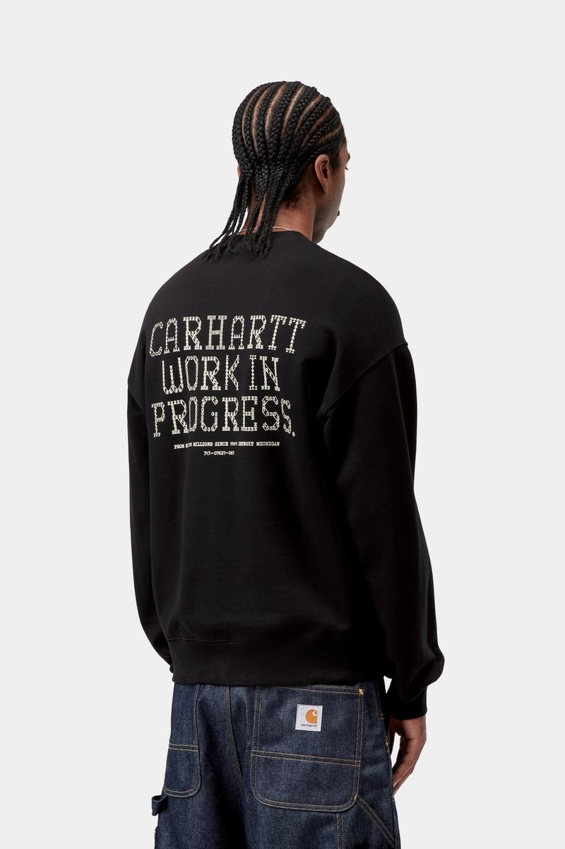 Carhartt Punched Sweatshirt - Schwarz
