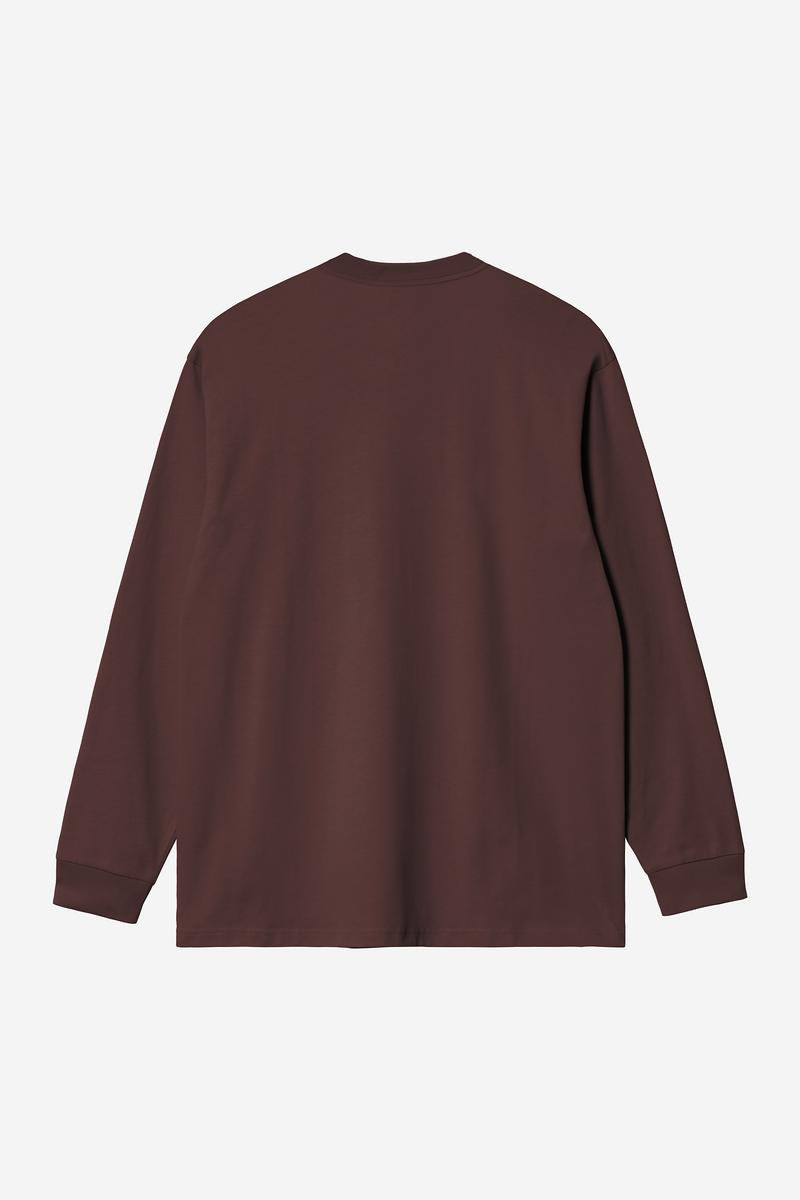 Carhartt L/S Chase T-Shirt - Palisander / Gold