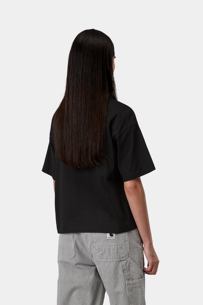 Carhartt S/S Signet T-Shirt - Schwarz / Wachs