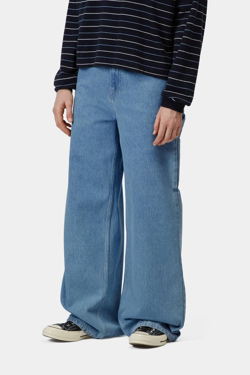 Carhartt Jens Pant - Blau, schwere Steinwaschung