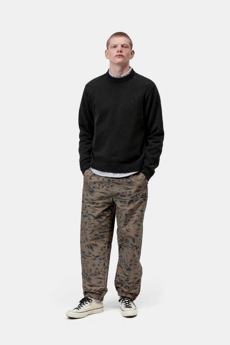 Carhartt Travon Pant - Entenfederdruck, Zypresse / Schwarz