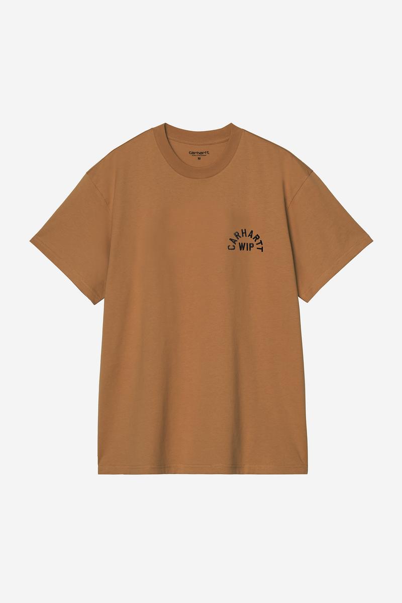 Carhartt S/S Arch Script T-Shirt - WIP H Braun / Schwarz