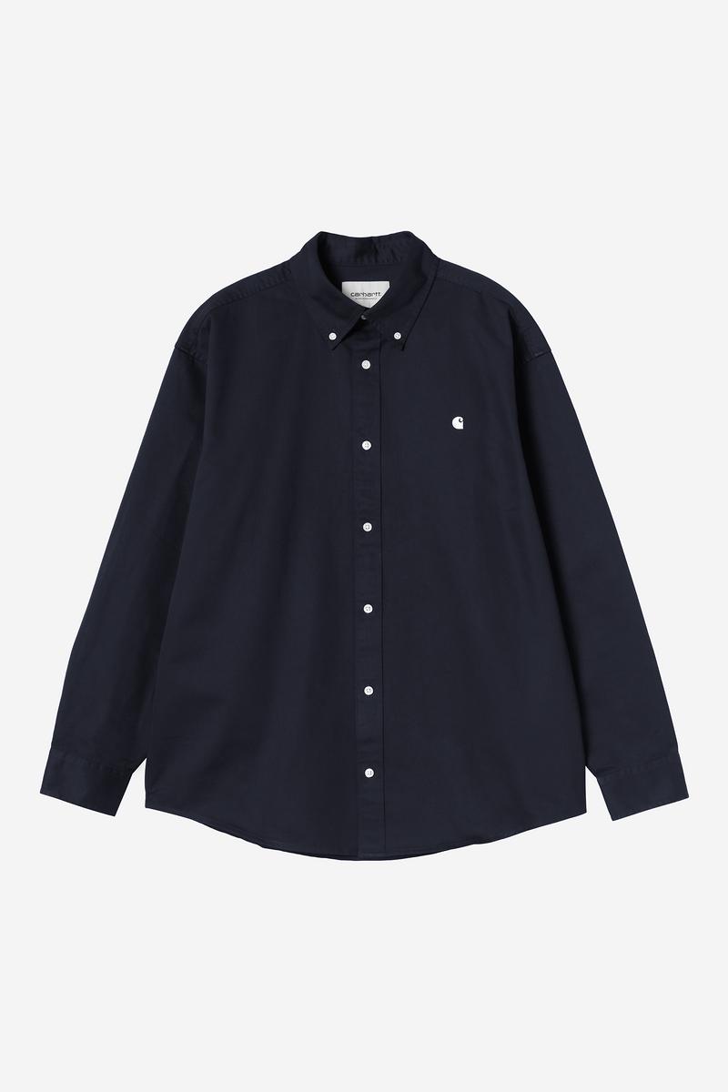 Carhartt L/S OG Madison Shirt - Dunkles Marineblau