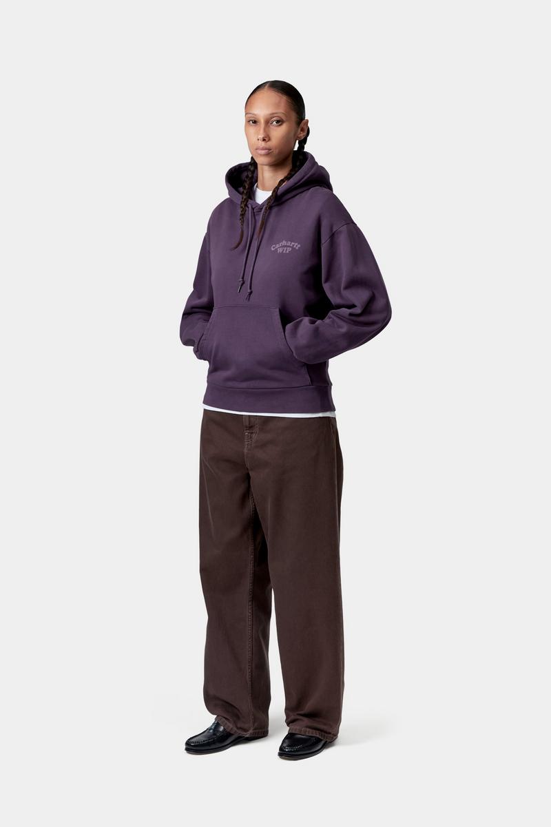 Carhartt Hooded Modality Sweatshirt - Lokers, Steingefärbt