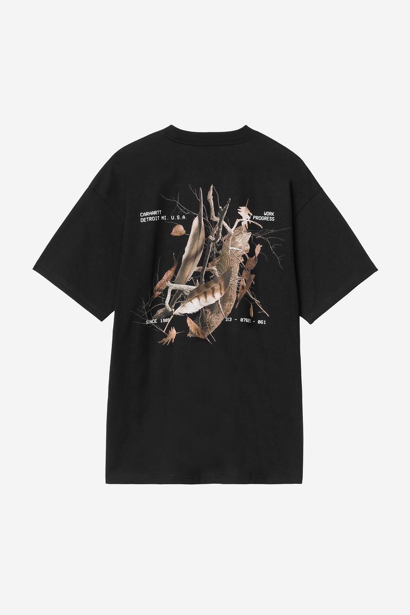Carhartt S/S Feather Progress T-Shirt - Schwarz