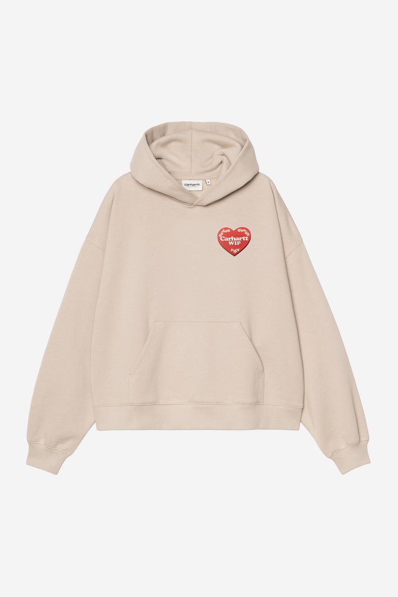 Carhartt Hooded Hartt Case Sweatshirt - Fleur De Sel