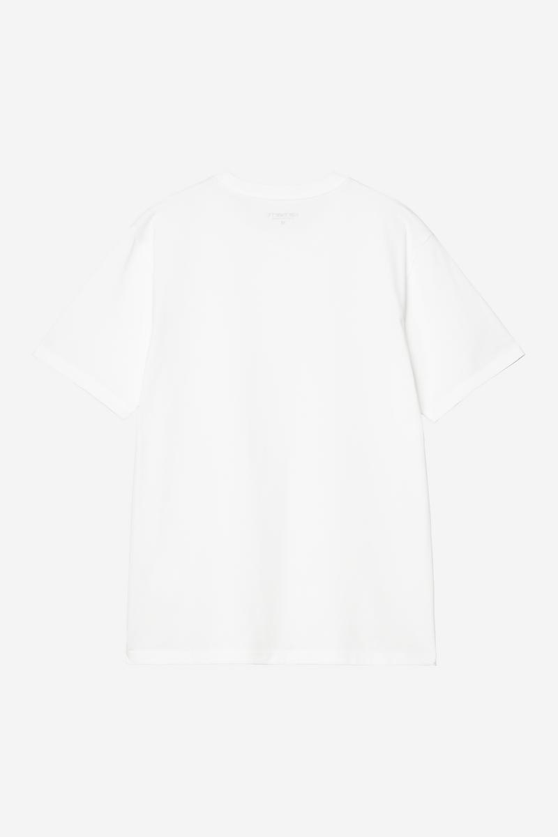 Carhartt S/S Base T-Shirt - Weiß / Schwarz