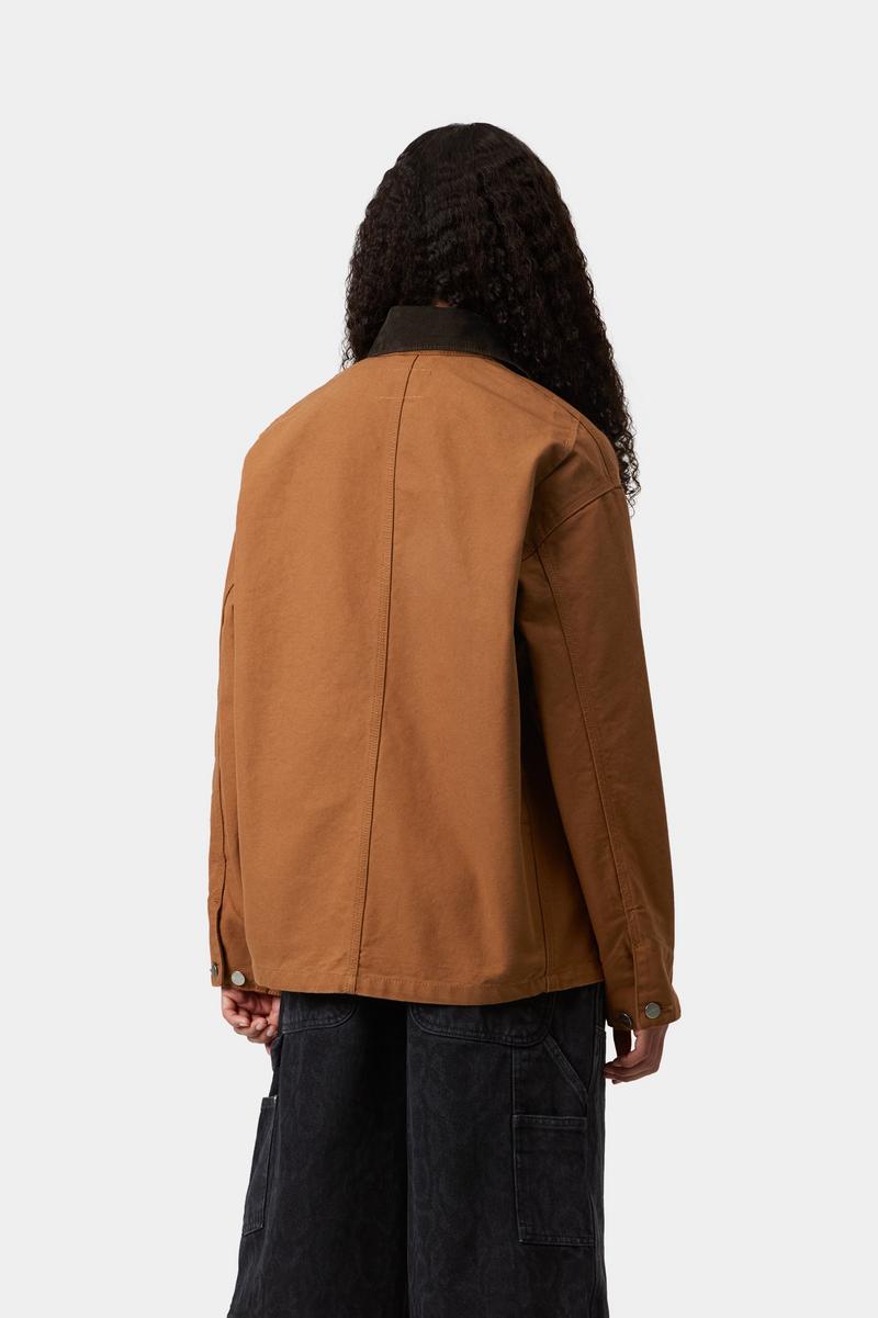 Carhartt OG Michigan Coat (Summer) - Hamilton Brown / Tabak, gespült