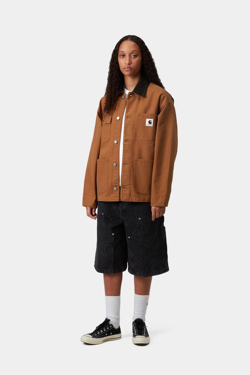 Carhartt OG Michigan Coat (Summer) - Hamilton Brown / Tabak, gespült