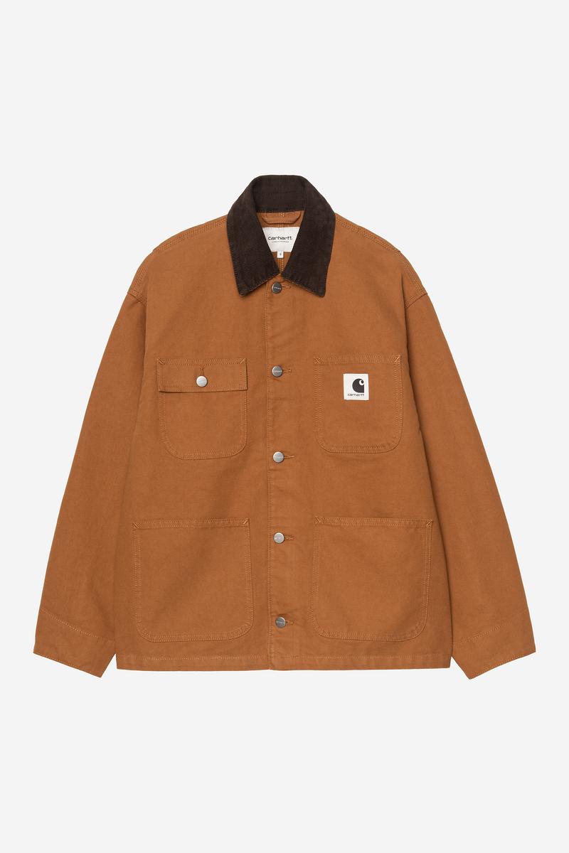 Carhartt OG Michigan Coat (Summer) - Hamilton Brown / Tabak, gespült