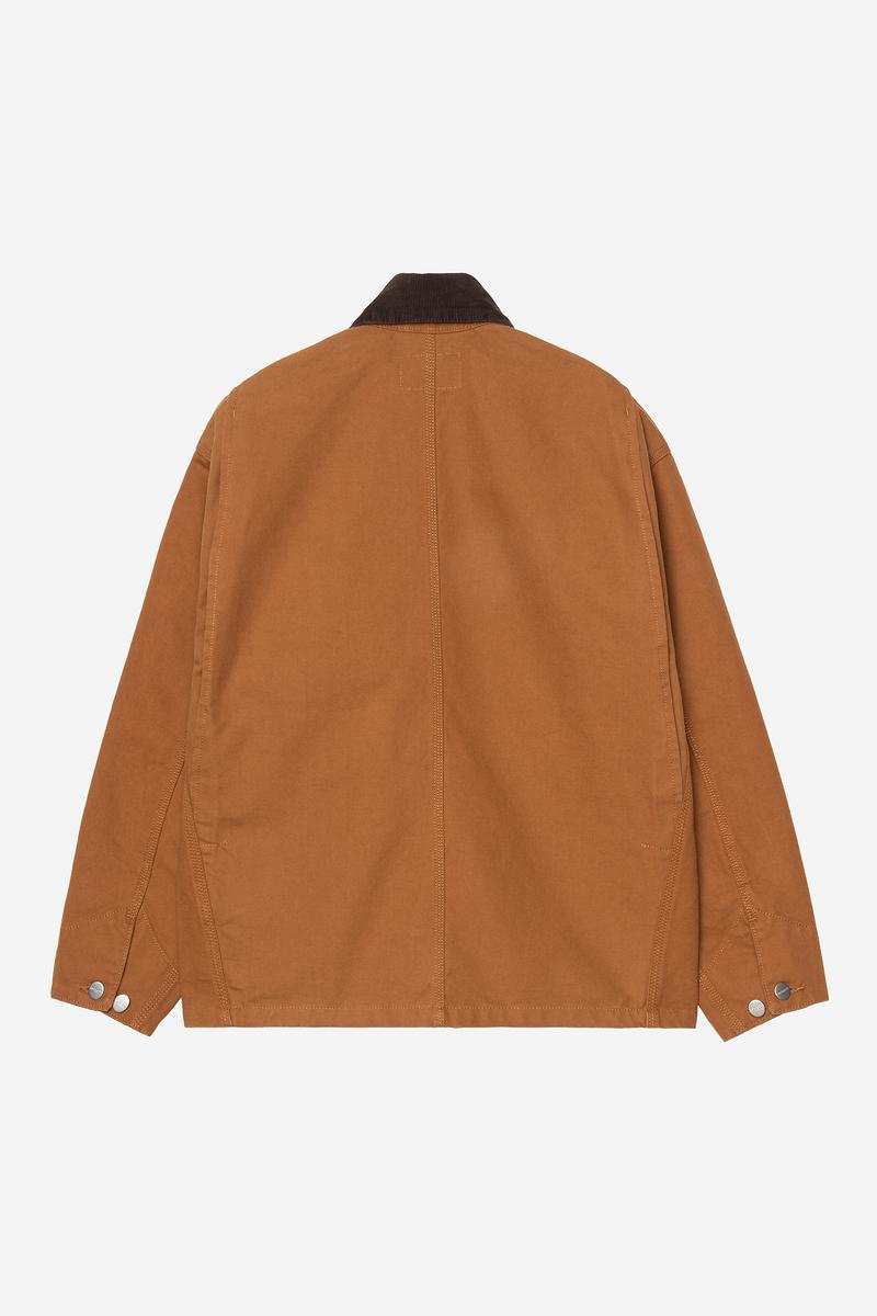 Carhartt OG Michigan Coat (Summer) - Hamilton Brown / Tabak, gespült