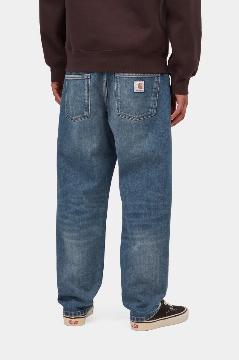 Carhartt Newel Pant - Blau, dunkle Used-Waschung