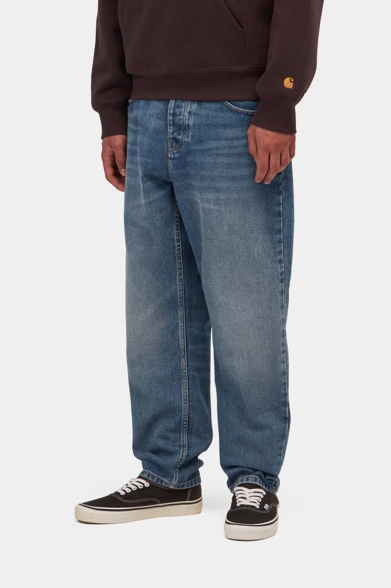 Carhartt Newel Pant - Blau, dunkle Used-Waschung