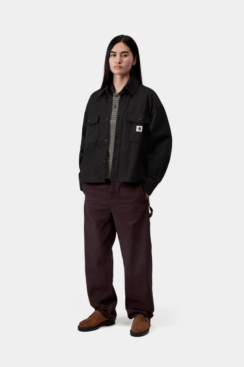 Carhartt Kelly Shirt Jac - Schwarz, gespült