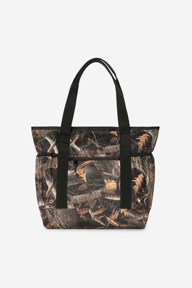 Carhartt Clapton Tote Bag - Camo-Federbaum, Schwarz