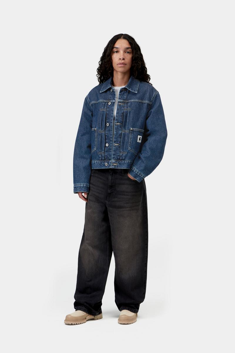 Carhartt Belmar Jacket - Blau, Stonewashed
