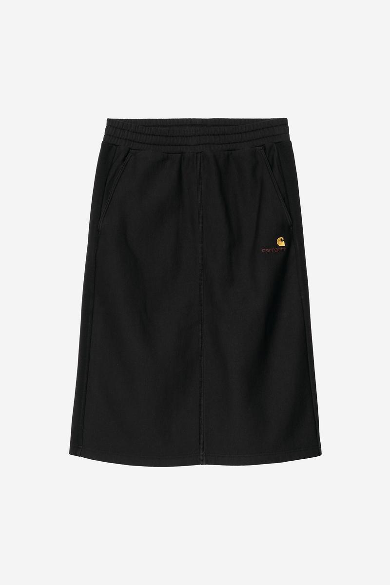 Carhartt American Script Sweat Skirt - Schwarz