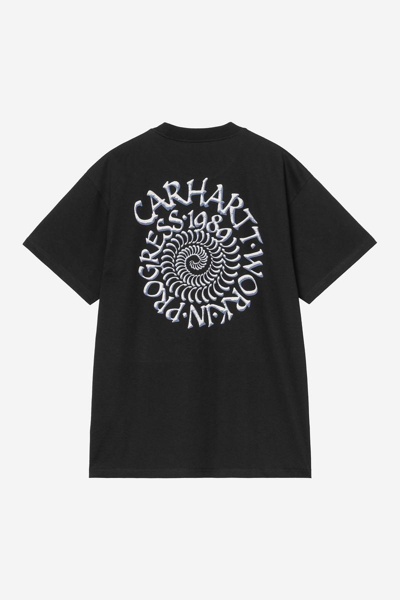 Carhartt S/S Spirals T-Shirt - Schwarz
