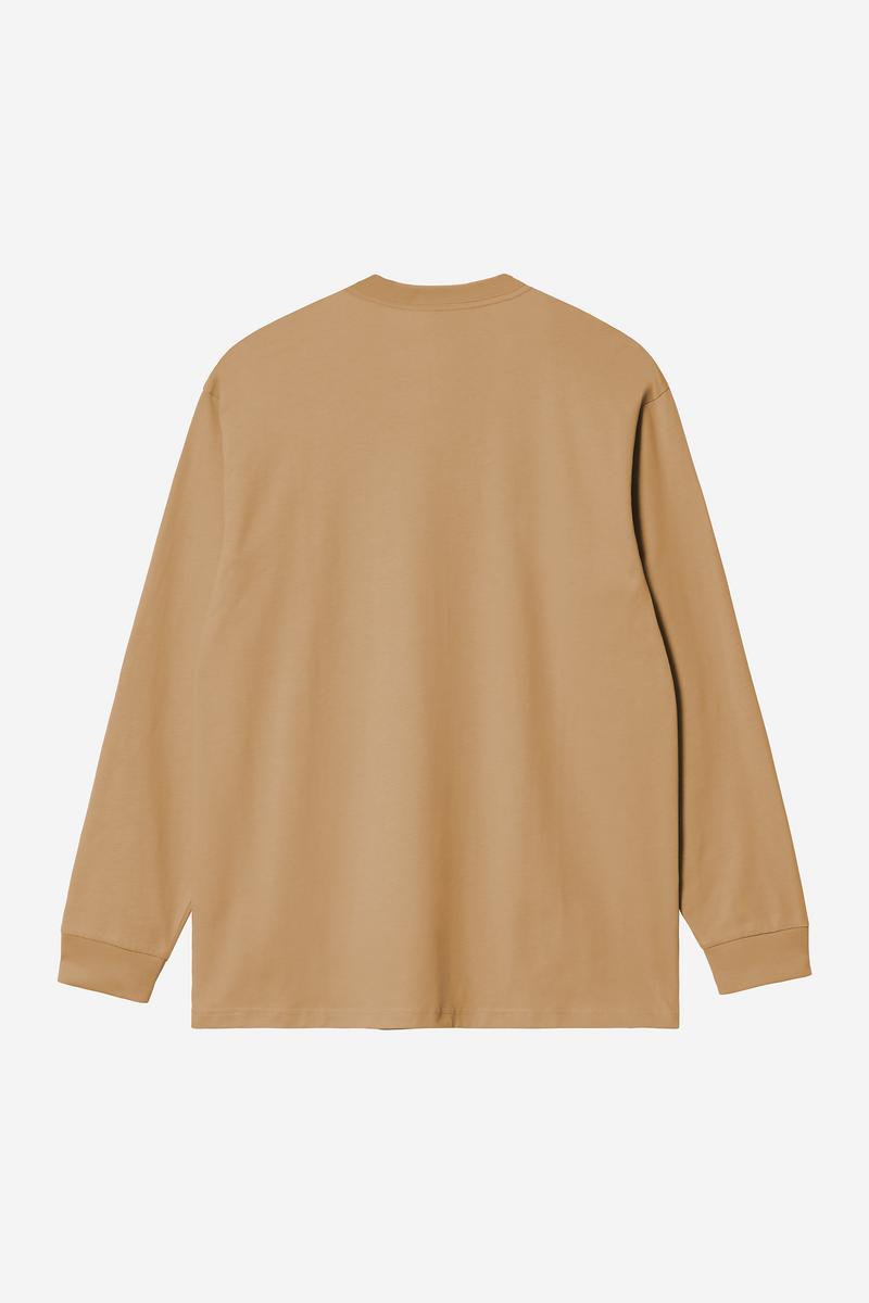 Carhartt L/S American Script T-Shirt - WIP Dusty H