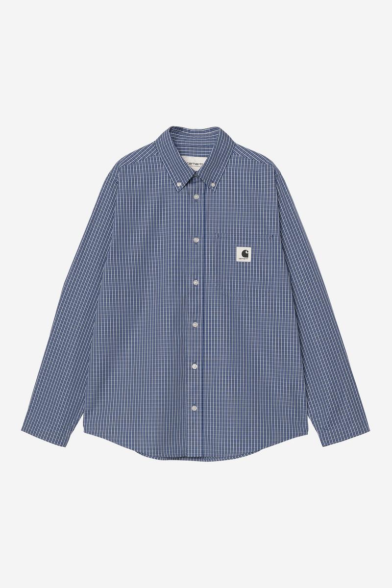 Carhartt L/S Groff Shirt - Groff-Karo, Blau