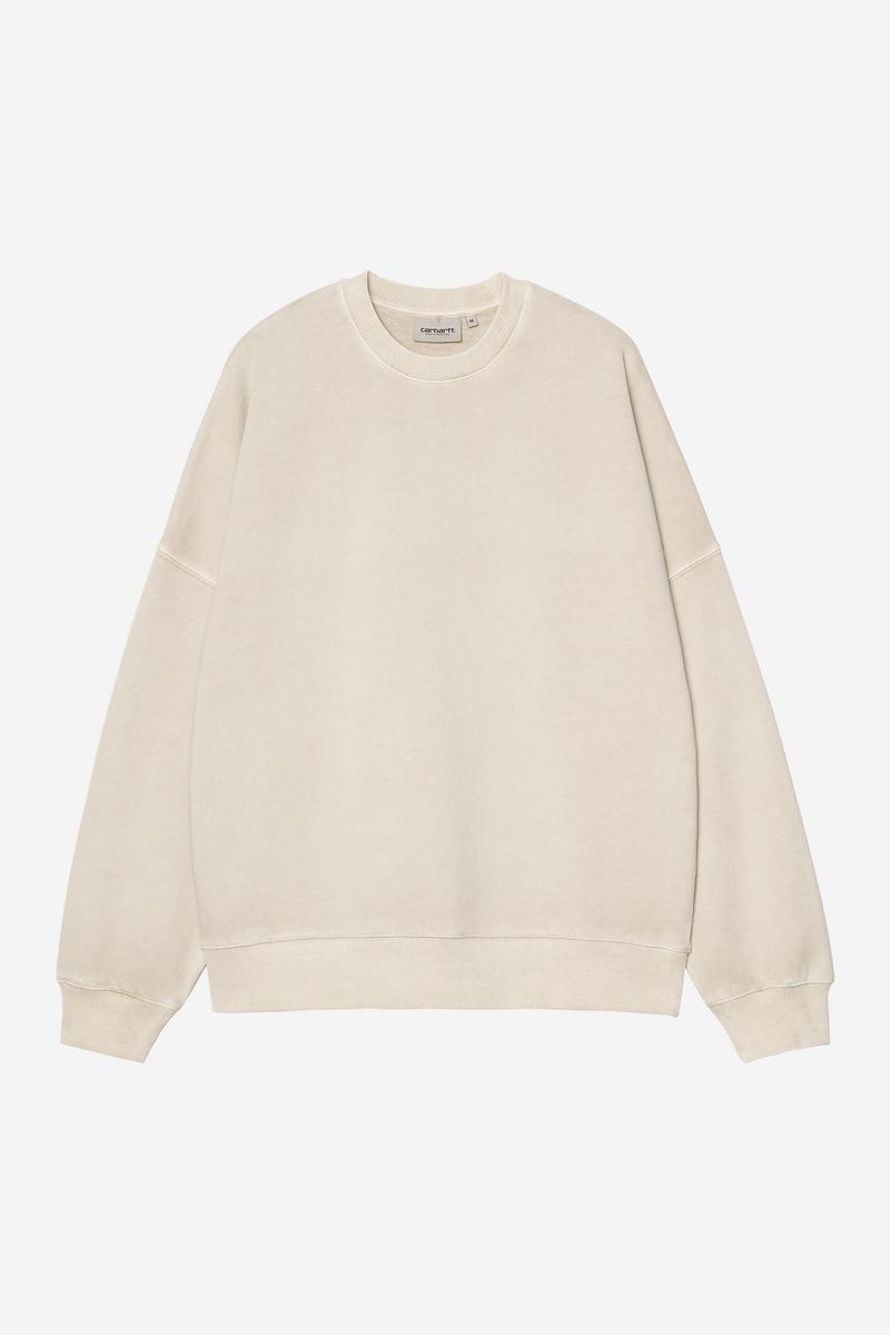Carhartt RGGD Sweatshirt - Fleur De Sel, stückgefärbt