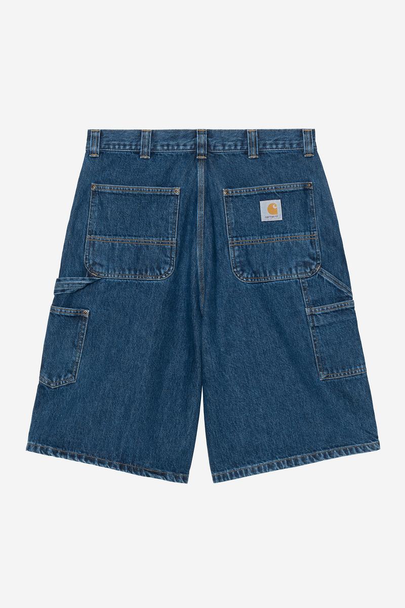 Carhartt OG Double Knee Short - Blau, Stonewashed
