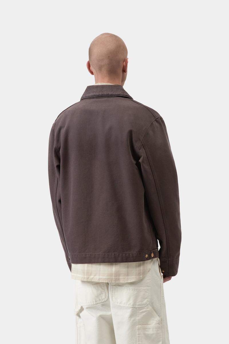 Carhartt Detroit Jacket - Schiefer / Schiefer, Steinleinwand