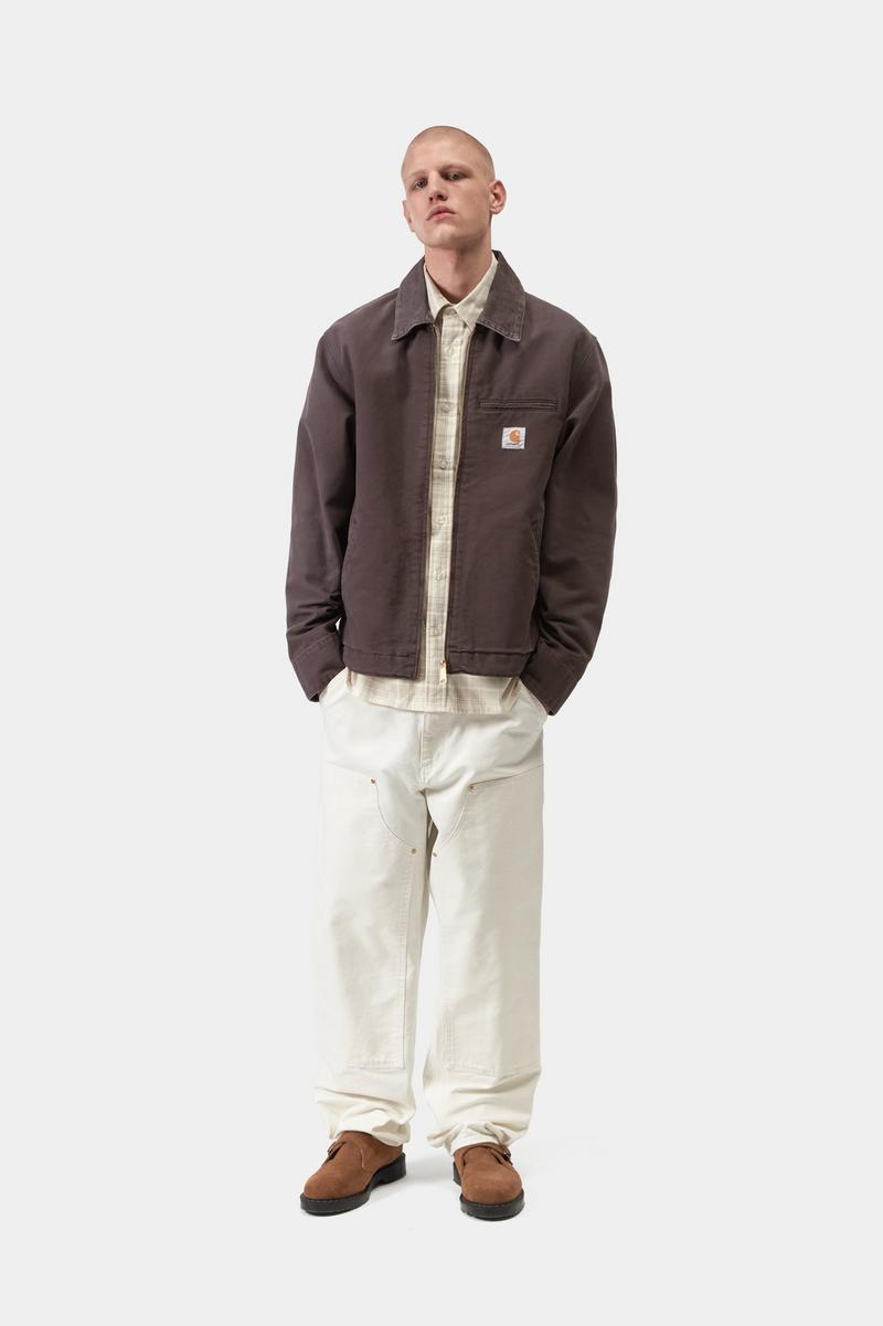 Carhartt Detroit Jacket - Schiefer / Schiefer, Steinleinwand