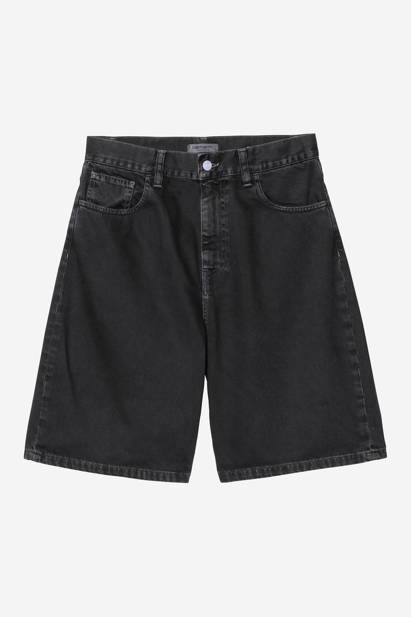 Carhartt Brandon Short - Schwarz, steingefärbt